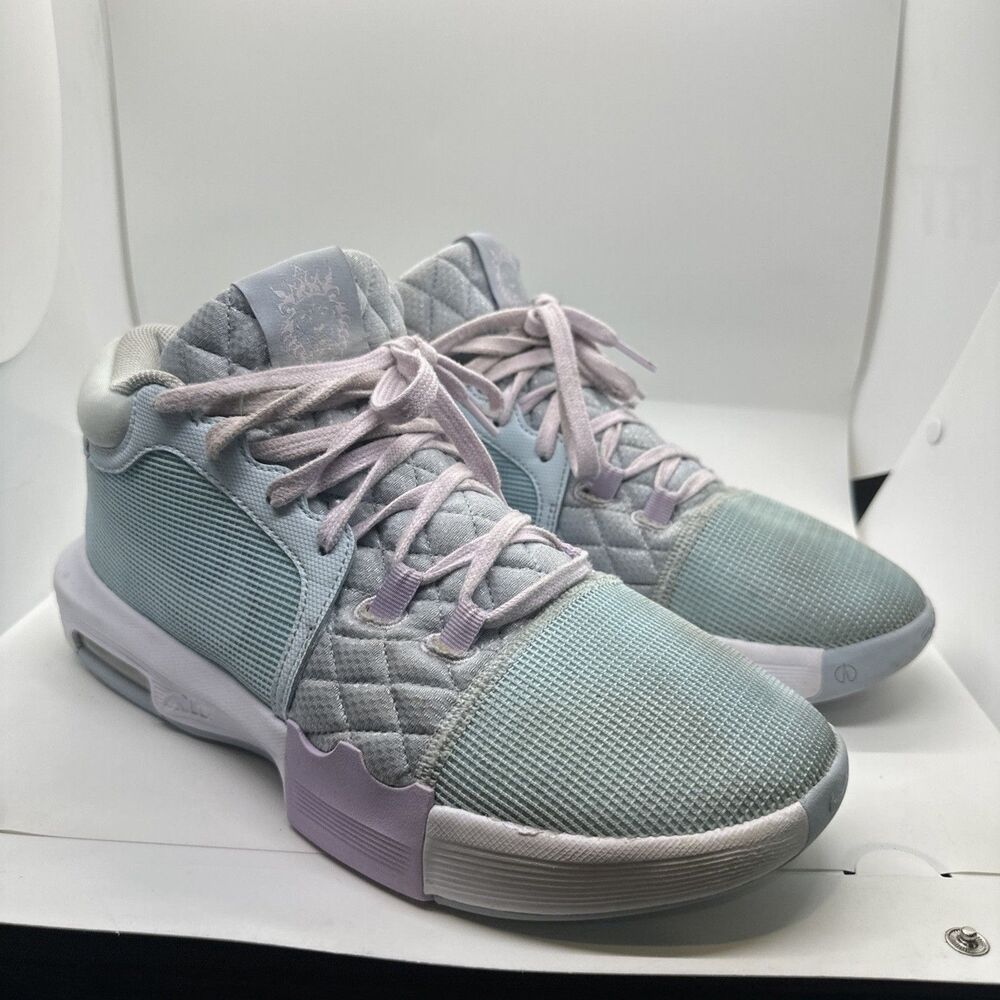 Nike Lebron Witness 8 Easter Basketball Lilac Glacier Blue FB2239-401 Men's 11.5